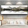 Натуральные черно-белые горные пейзажи, постеры и принты, холст, картина, скандинавская настенная картина для гостиной