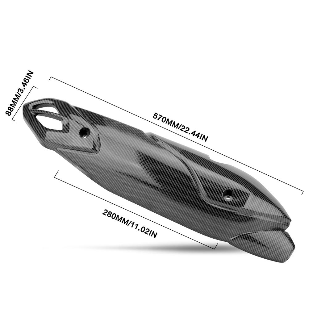 1 шт. Нового стиля Мотоциклетная выхлопная труба Защита от ожогов Модифицированная выхлопная система Защитная крышка для Yamaha NMAX155 2020