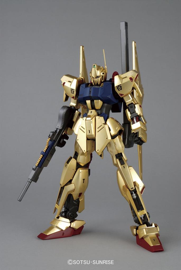 BANDAI SPIRITS Пластиковая модель MG Mobile Suit Zeta Gundam Hyakushiki в масштабе 1/100 с цветовой кодировкой