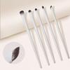 Porcelain White Eye Makeup Brushes Set of 5 Eye Shadow Smudge Detail Makeup Application