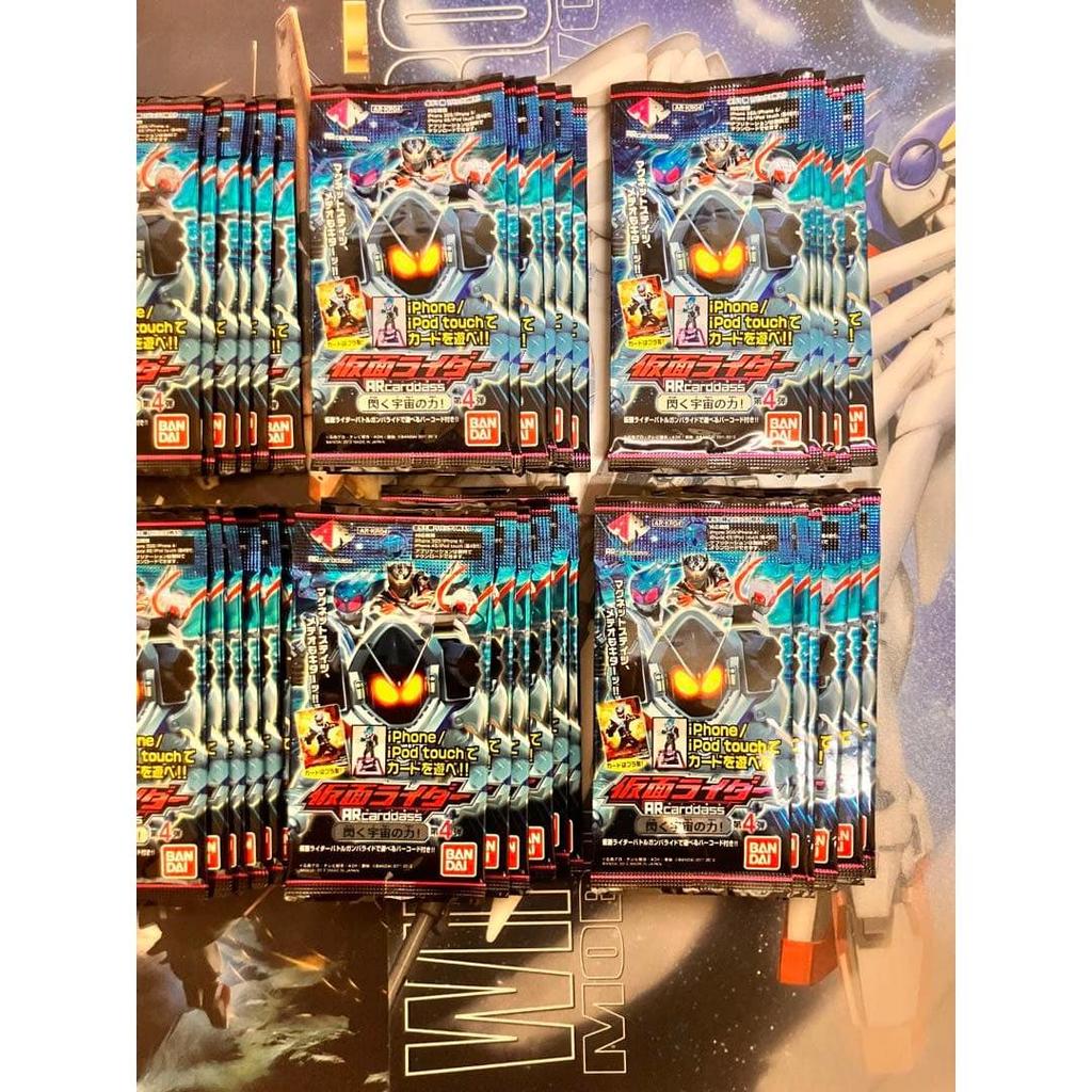 Использованная AR-карта Kamen Rider Carddass Facing the Power of the Universe 4 Много неоткрытых пачек 36 пачек