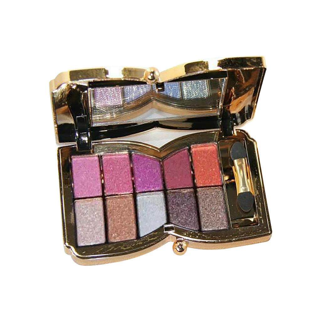 10-Color Shiny Eyeshadow Highly Pigmented Long-Lasting Waterproof And Sweatproof Nude Warm Natural Neutral Makeup Eyeshadow