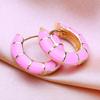 KNIKOO Round Clip Earrings For Women Fashion Earrings Jewerly For Wedding Party Gifts