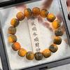 Натуральный корень Бодхи, бусины, мантра, шесть символов, буддийские бусины, браслет для женщин и мужчин, четки, талисман, украшение, ювелирные изделия