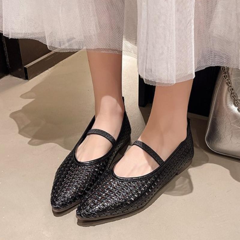 Модные туфли-лодочки с ремешком и пряжкой, женские, новая коллекция 2025, женская обувь с мелким вырезом, дышащие сетчатые женские туфли-лодочки