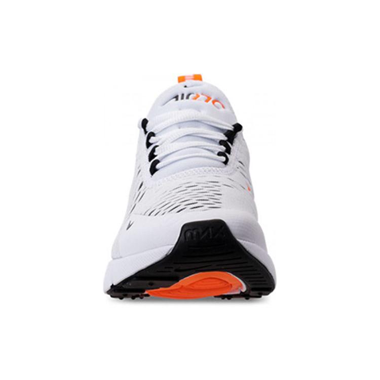 Nike Air Max 270 White Black Orange Women's AH6789-104