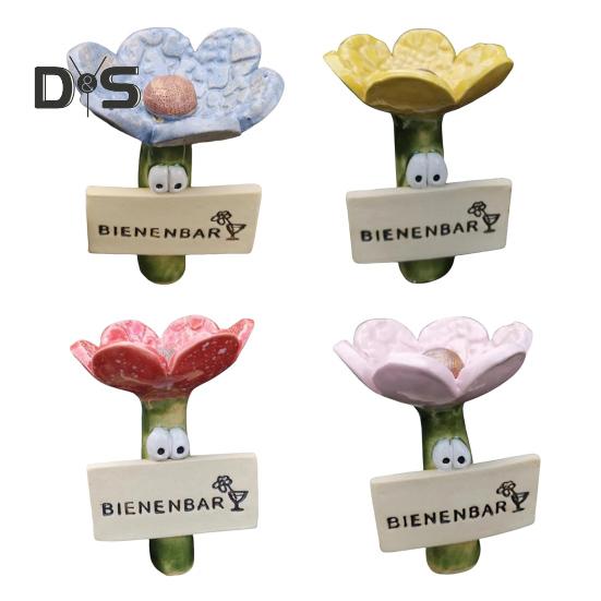 Фонтан для поения насекомых, опылители, автоматическая станция поения, нержавеющая цветочная питьевая станция для пчел, бабочек, садовые аксессуары