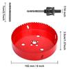 HSS Hole Cutter Wear Resistance Drill Bit Hole Saw 152mm 6 Inch Hole Saw  Plasterboard