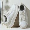 MCTIN Flat Men's Shoes Comfort Sneakers for Women White Shoes Outdoor Walking Platform Sneakers