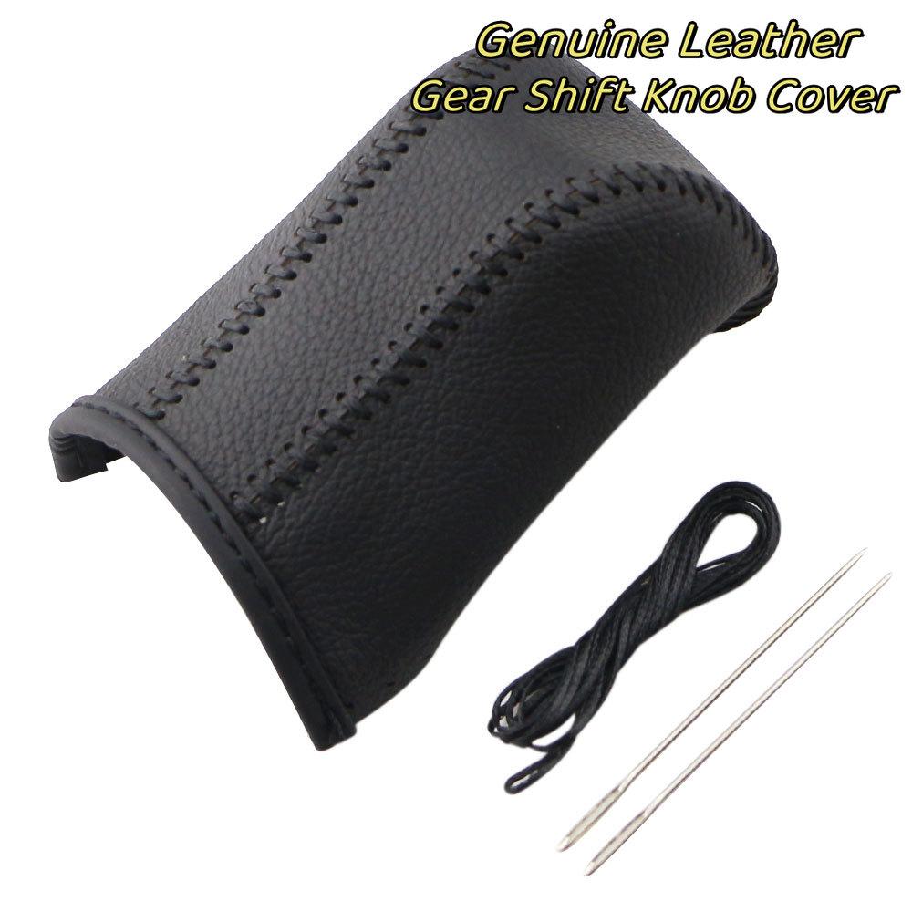 Кожаный чехол для ручки переключения передач для Toyota Corolla Rav4 Rav 4 2014-2019 Автоматические сшитые вручную воротники для переключения передач