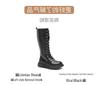 Girls' High-Top Princess Boots: Fashion Show Performance Simple Long Boots
