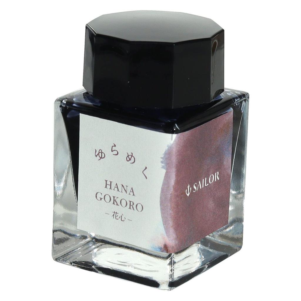Sailor fountain pen Чернила для перьевой ручки, мерцающие чернила Kashin HANAGOKORO, краситель 20 мл 13-1530-201