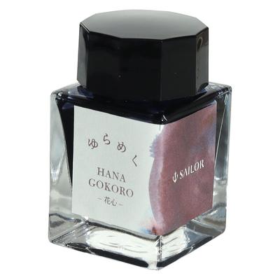 Sailor fountain pen Чернила для перьевой ручки, мерцающие чернила Kashin HANAGOKORO, краситель 20 мл 13-1530-201