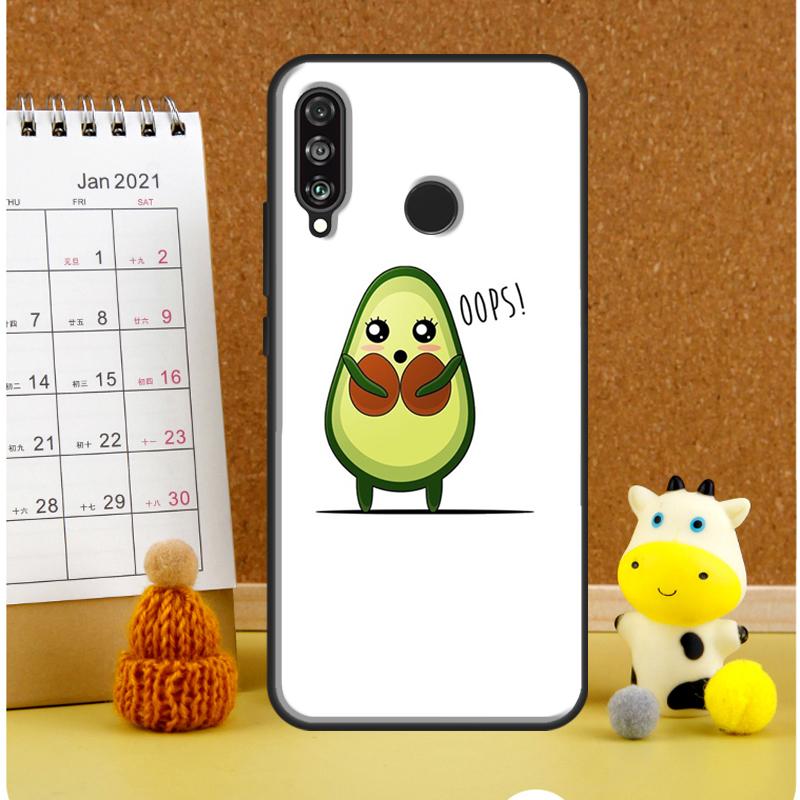 Милый Мультяшный Авокадо Фитнес Чехол Для Huawei P30 Pro P20 P40 Lite Nova 11i 8i 3i 11 9 10 SE 5T Y60 Y70 Y90 Y61 Y91 Обложка