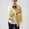 ABRAHAM MOON Merino Wool Shawl 70cm - Sand