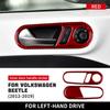 Наклейка на ручку двери из углеродного волокна для VW Beetle 2012-2019 LHD RHD Внутренняя отделка 4 шт.