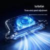 2026 Creative Dual-Turbine Leafless Car Seat Cooling Fan with USB Charging