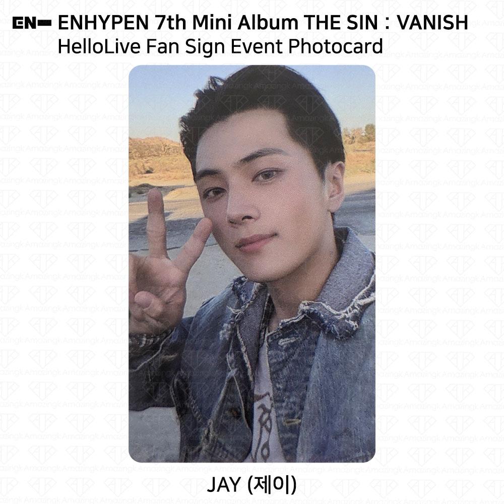 ENHYPEN 7-й мини-альбом The Sin : Vanish HelloLive VC Мероприятие Фотокарточка