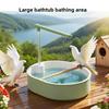 Bird Bath Circulation Pump For Parrots And Canaries With Automatic Rain Shower System