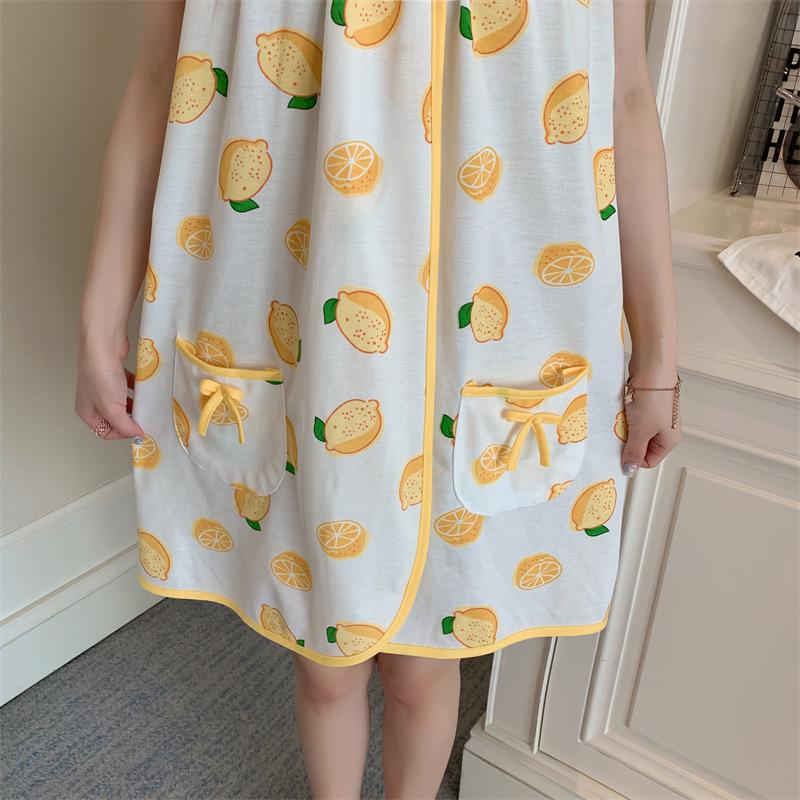Женские летние пижамы: Повседневное, Удобное Банное Полотенце Бандо и Халат для Сауны
