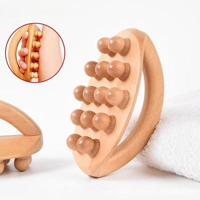 Массажный инструмент Wood Therapy, деревянная массажная щетка для тела для удаления целлюлита, облегчения состояния кожи, коррекции фигуры, лимфодренажный массажер
