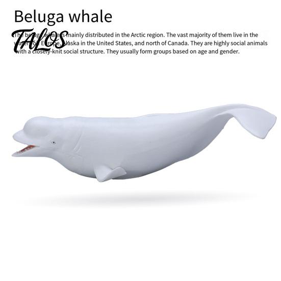 Toddlers Shark Toy Simulated Marine Life Model, Realistic Whale Dolphin Figurine, PVC Sea Animal Model Educational for Boys Girls