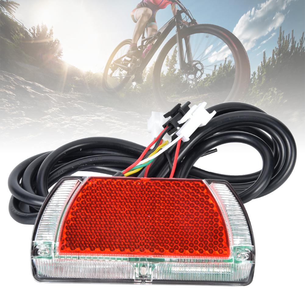 Аксессуар для электровелосипеда Светодиодный указатель поворота Задний фонарь Стоп-сигнал 12?48В Универсальный