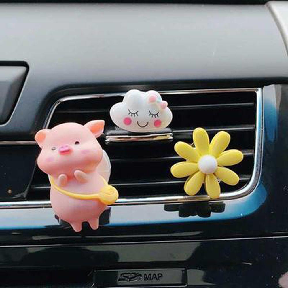 Украшение для автомобиля в виде свиньи, ароматический диффузор, клипса для ароматерапии, освежитель воздуха для автомобиля