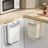 Складное настенное мусорное ведро, подвесное ведро для хранения на кухню, в ванную комнату, для дома, из высококачественного пластика, легко моется