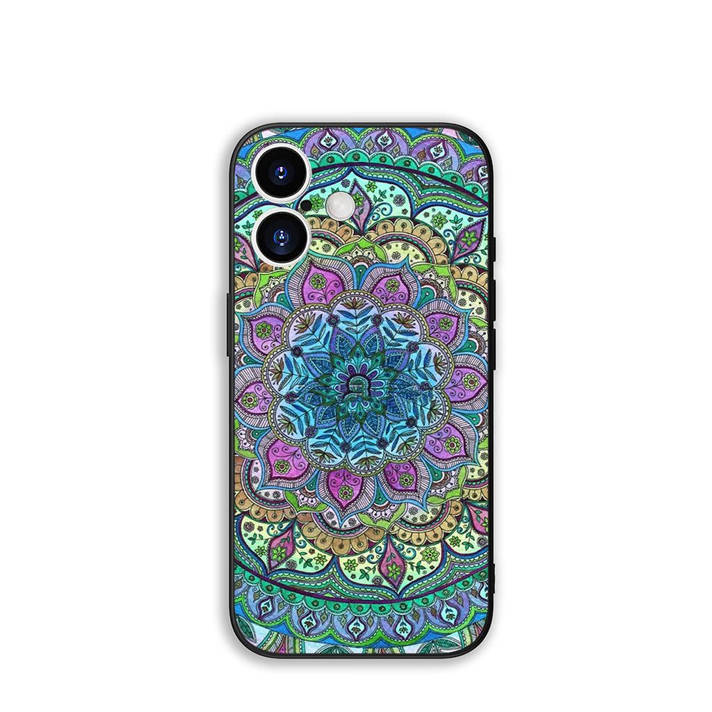 for Samsung Galaxy A07 A13 A12 A23 A50 A51 A52 A53 A70 A71 A72 A04 Note 20 9 8 10 Case Floral Paisley Flower Mandala Texture