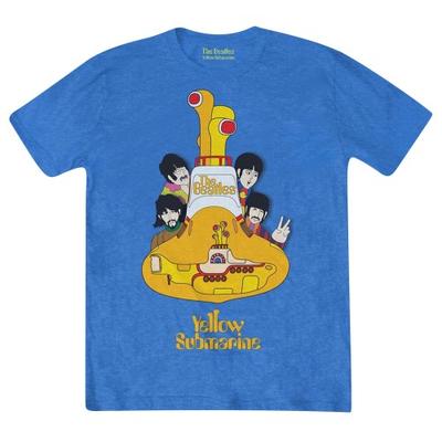 The Beatles Желтая футболка Submarine Sub Sub для взрослых унисекс