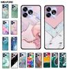 Для чехлов Umidigi A15 A15C A15T Чехол Мраморный Мягкий ТПУ Силиконовый Чехол для Телефона Для Umidigi A15C Задняя Крышка Funda Coque Umidigi A15 T