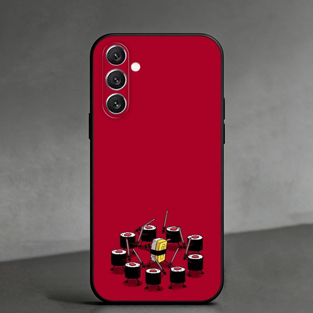 L-Интересный мультяшный минимализм Чехол для телефона Samsung Galaxy A91,80,73,72 ,71,53,52,32 ,31,22,21s,20,Мягкий черный чехол