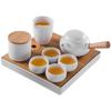 Ji Hotel Tea Set Small Set Japanese Ding Kiln Side Handle Pot Travel Household Kung Fu Tea Set Gifts