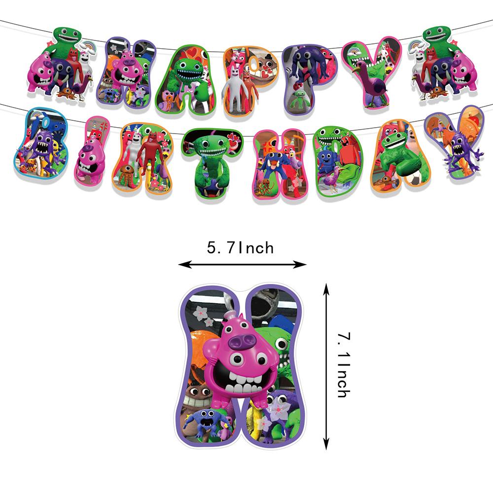 Garten of BanBan Party Supplies включает в себя воздушные шары для торта Banner для детей