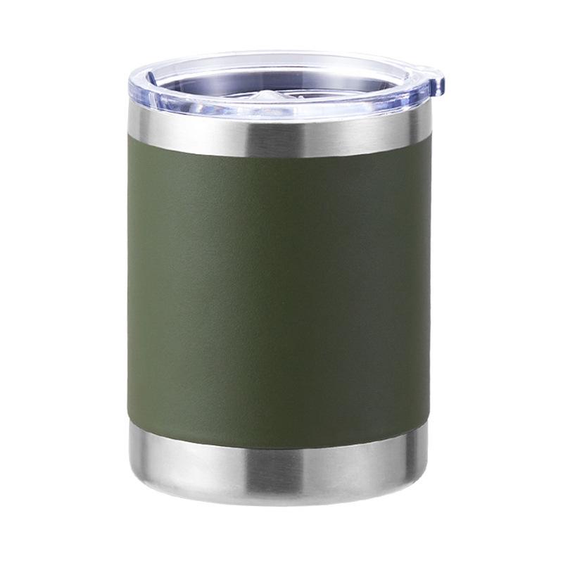 12oz Coffee Mug, Vacuum Insulated Camping Mug with Lid Double Wall Stainless Steel Travel Tumbler Cup for Home Office Desk