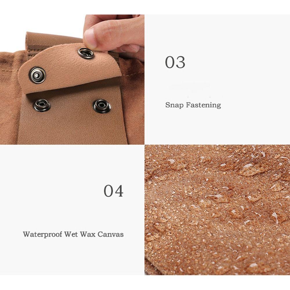 Сумка на пояс из холста, оставляющая руки свободными. Складная сумка для хранения фруктов. Портативные сумки для сбора фруктов.