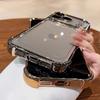 Электроplated Прозрачный Чехол Для Телефона Для iPhone 17 Air 16 e 15 14 13 12 11 Pro Max Plus Mini Полная Защита Объектива Подушка Безопасности Чехол