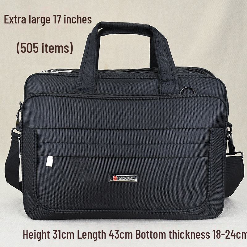 Мужской холщовый деловой портфель большой вместимости для ноутбука и документов — дорожная сумка-мессенджер.