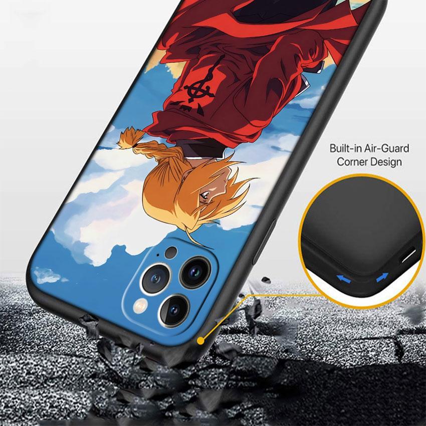 LO45 Fullmetal Alchemist Soft Shell Phone Case for Redmi Note 8 9 Pro Max 9S 9T 9C NFC 8T 8A 10A A4
