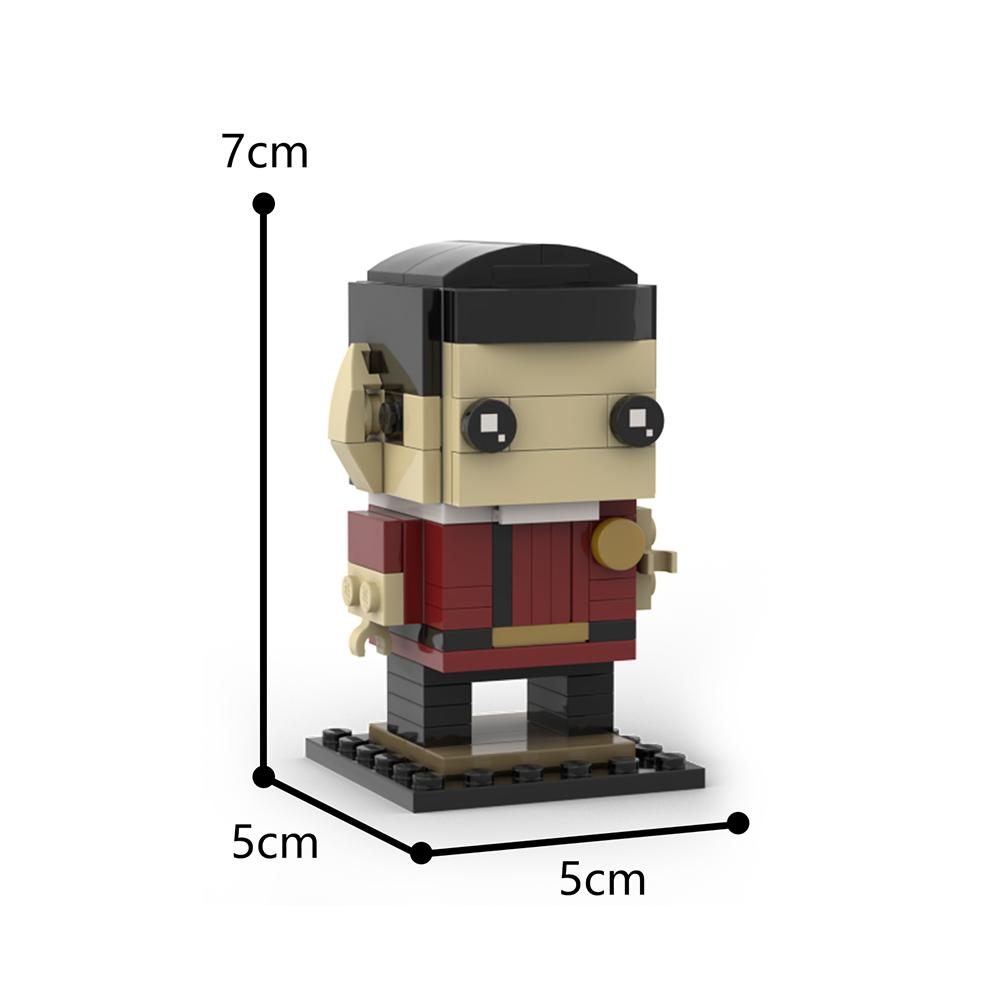 Мини-набор строительных блоков Мультяшные фигурки Персонажи Stranger Bricksheadz Коллекция Модель из кубиков Сборка Детская игрушка Подарки