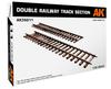 Platz AK Interactive Rail Section Set Plastic Model AK35011 1/35
