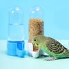 Bird Water Feeder Large Capacity Splash Proof Transparent Container Pet Parrot Hanging