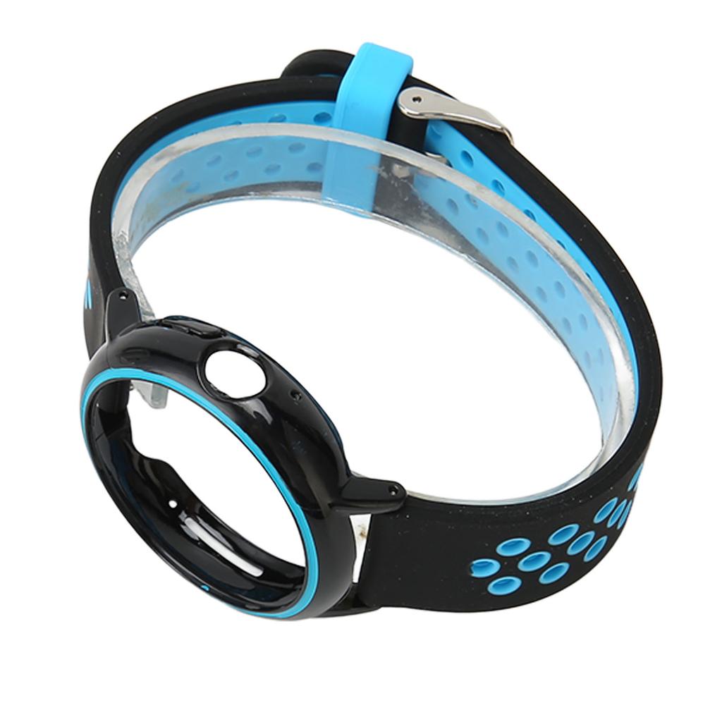 Сменный ремешок для часов Полная защита Регулировка размера Мягкий силиконовый ремешок для смарт-часов для Pixel Watch Черный Красный