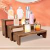 3-Piece Display Stand Wood Risers Rustic Display Risers Combination Type Display Stand