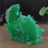 12см Статуэтки Рыб Фигурки Искусственный Нефритовый Камень Счастливый Талисман Украшения Домашний Декор Китайский Фэн-Шуй Статуя Будды Скульптура