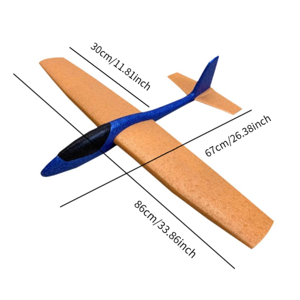 Glider Airplane Toy Glider Toy Lightweight Outdoor Sport Toy Hand Launch Plane Flying Plane Model for Beginners Children