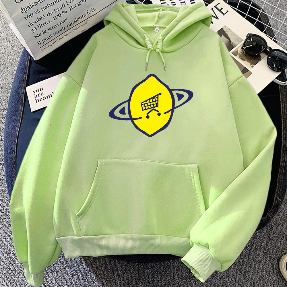 U2 Band Hip Hop Streetwear Hoodies Lemon Funny Cartoon Graphic Sweatshirts Moletom Feminino Long Sleeve Women/Men Sudaderas Girl