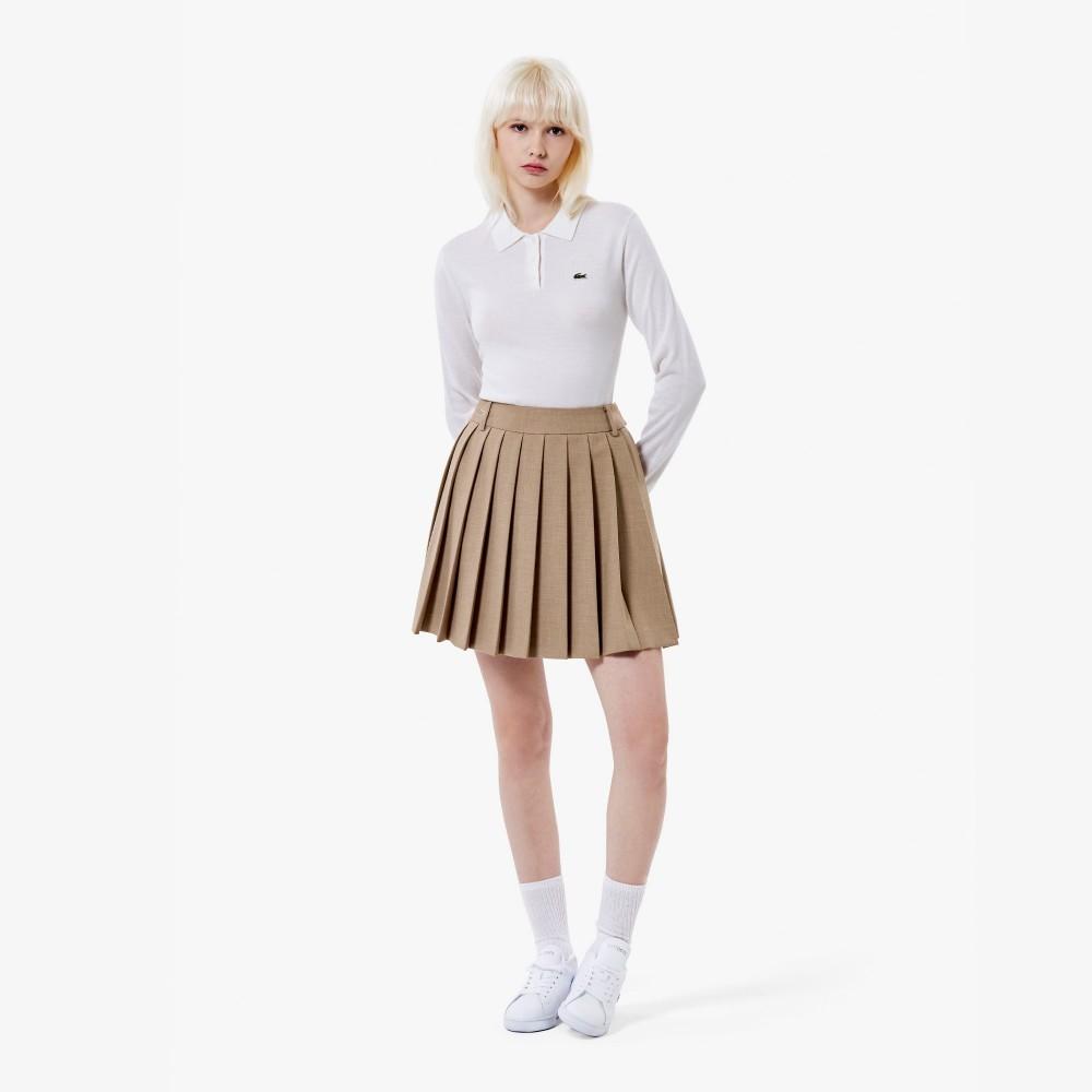 [Lacoste] Women's Basic Long Sleeve Sweater Polo AF793E-55N70V