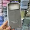Ins Конфетный Цвет Официальный Чехол Для IPhone 17 Pro Max Air 16 15 14 Plus 13 12 Оригинальный Мягкий Жидкий Силикон Беспроводная Зарядка Защита От Падения Защитный Чехол